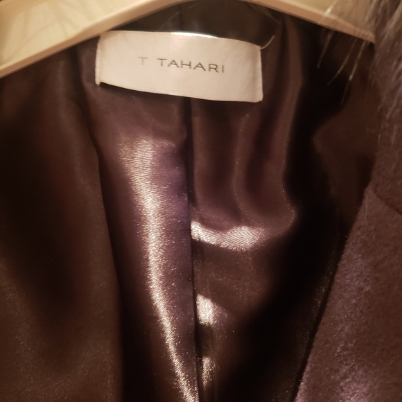 TAHARI dark grey wool coat - Picture 8 of 11